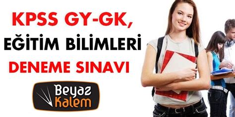 KPSS Deneme Sınavı Hazırlıkları